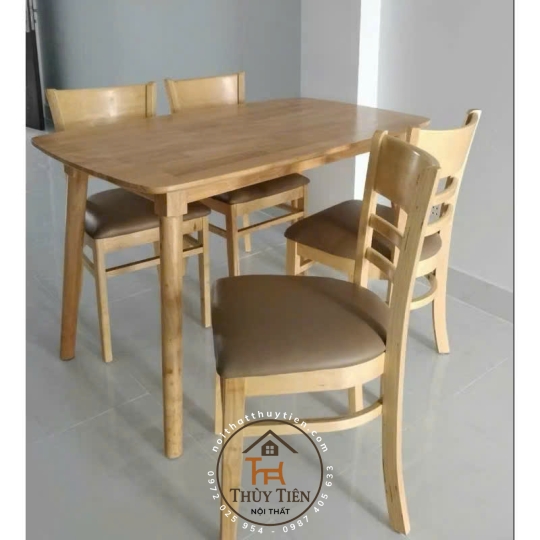 Bộ Bàn Ăn 4 Ghế Cabin- BBAGVD 014