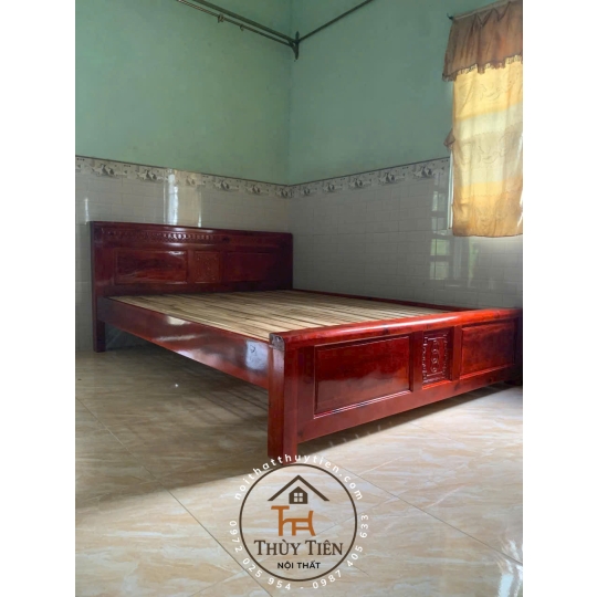 Giường ngủ gỗ tràm