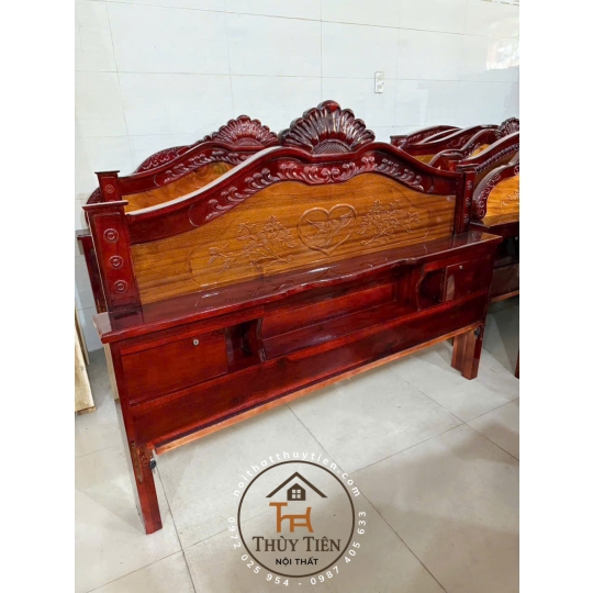 Giường ngủ gỗ tràm