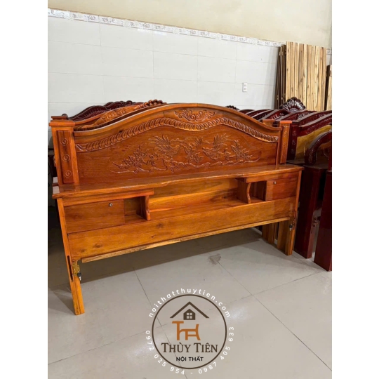 Giường ngủ gỗ tràm