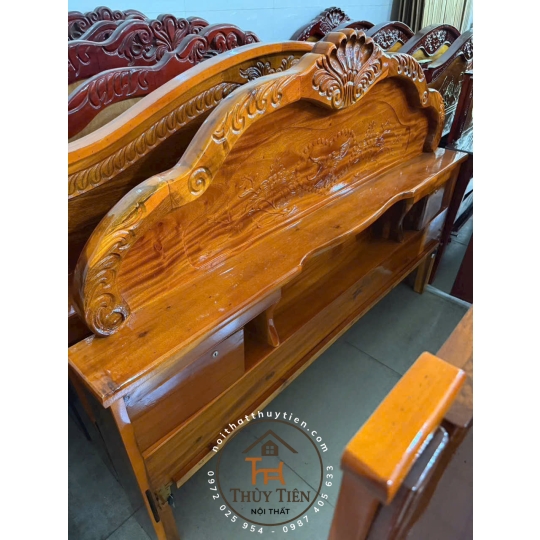 Giường ngủ gỗ tràm