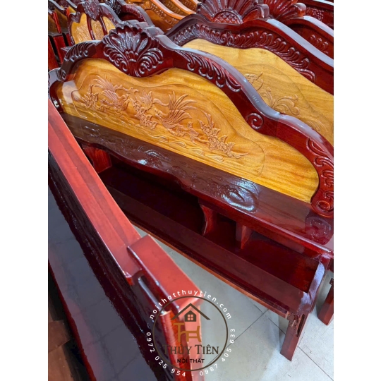 Giường ngủ gỗ tràm