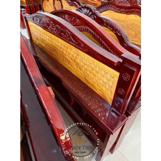 Giường ngủ gỗ tràm