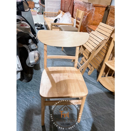 Bộ bàn ăn cao su mango 4 ghế mặt gỗ tự nhiên giá rẻ
