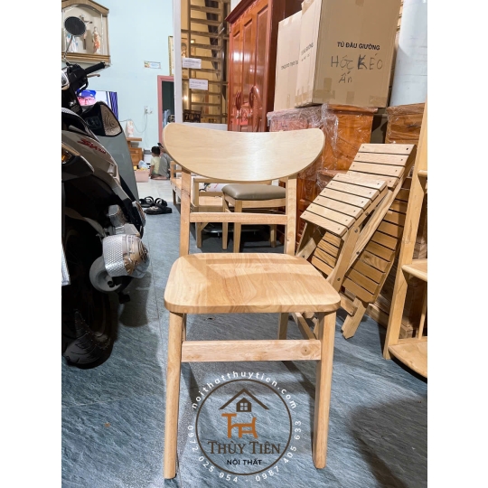 Bộ bàn ăn cao su mango 4 ghế mặt gỗ tự nhiên giá rẻ