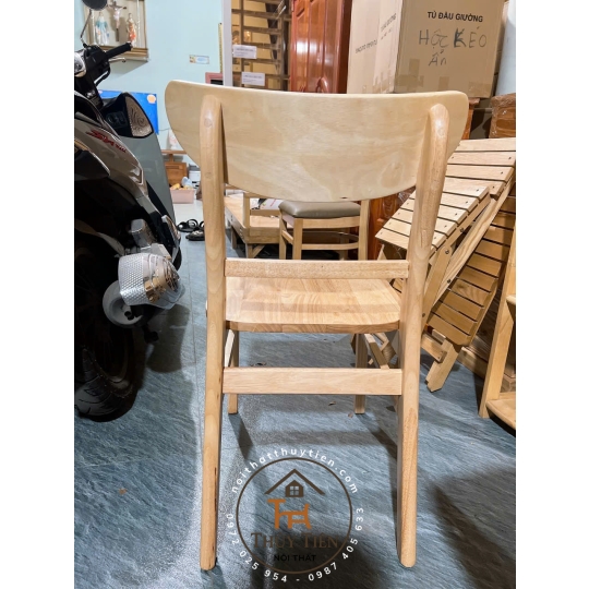 Bộ bàn ăn cao su mango 4 ghế mặt gỗ tự nhiên giá rẻ