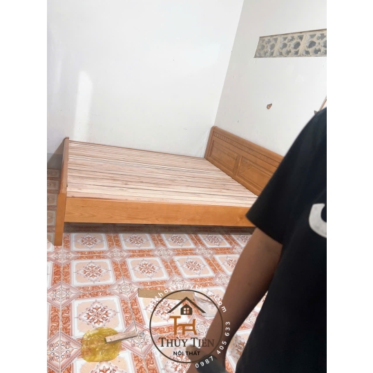Giường ngủ gỗ sồi Pháp Màu