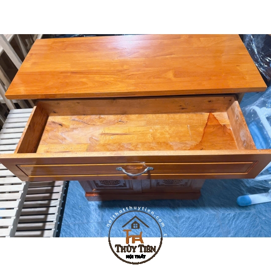 Tủ giày dép gỗ cao su tự nhiên ngang 80cm