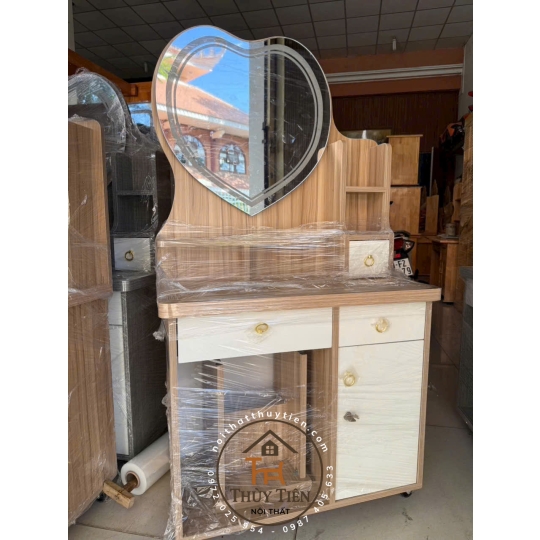 Bàn trang điểm led 3 màu