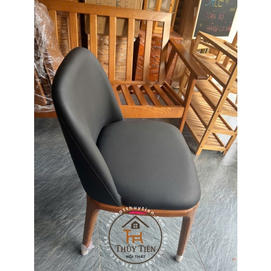 GHẾ GRACE KO TAY BỌC SIMILI