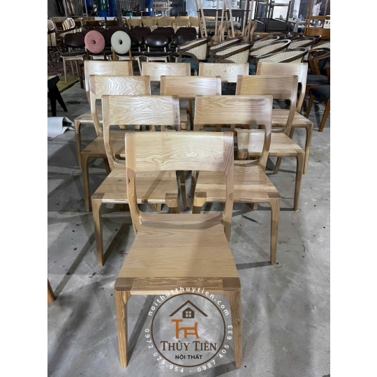 Ghế November gỗ ash, gỗ full toàn bộ