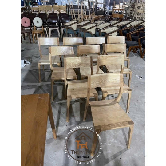 Ghế November gỗ ash, gỗ full toàn bộ