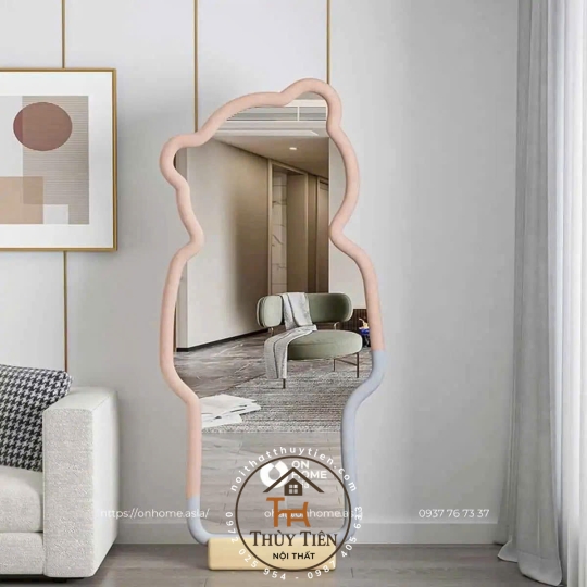 Gương bọc nỉ nhiều mẫu, E nhận làm mix màu theo yêu cầu nhé