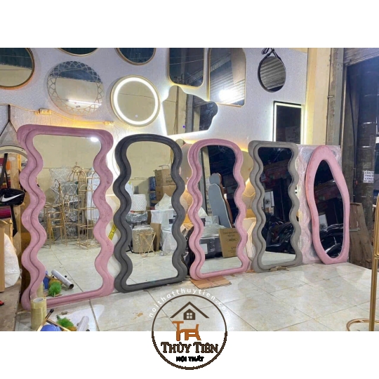 Gương bọc nỉ nhiều mẫu, E nhận làm mix màu theo yêu cầu nhé