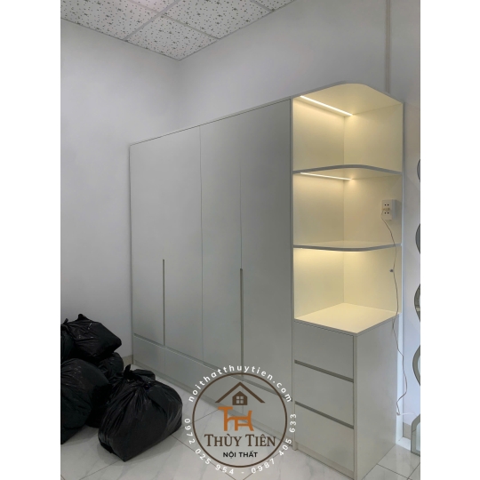 Tổng hợp mẫu tủ quần áo gỗ MDF cho khách tham khảo ạ