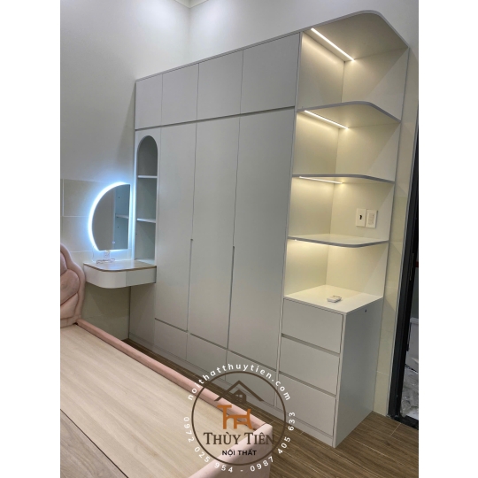 Tổng hợp mẫu tủ quần áo gỗ MDF cho khách tham khảo ạ