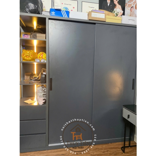 Tổng hợp mẫu tủ quần áo gỗ MDF cho khách tham khảo ạ