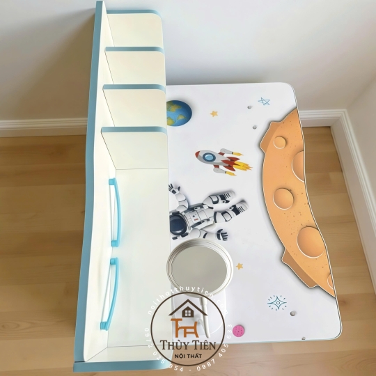 Bộ bàn học (bàn + ghế) cho bé (có thể nâng hạ- 001)
