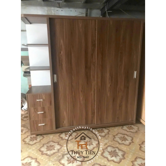 Mẫu tủ quần áo MDF lõi xanh toàn bộ chống ẩm giá tận xưởng