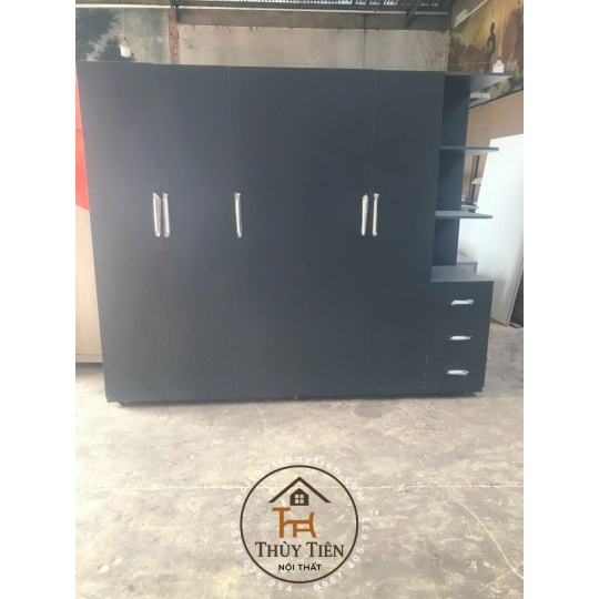 Mẫu tủ quần áo MDF lõi xanh toàn bộ chống ẩm giá tận xưởng