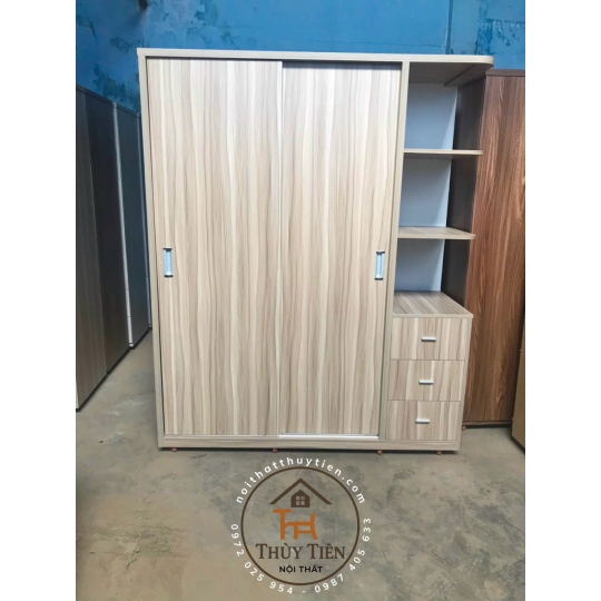 Mẫu tủ quần áo MDF lõi xanh toàn bộ chống ẩm giá tận xưởng