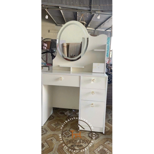 Bàn trang điểm MDF mẫu mới led và ko led