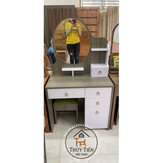 Bàn trang điểm MDF mẫu mới led và ko led