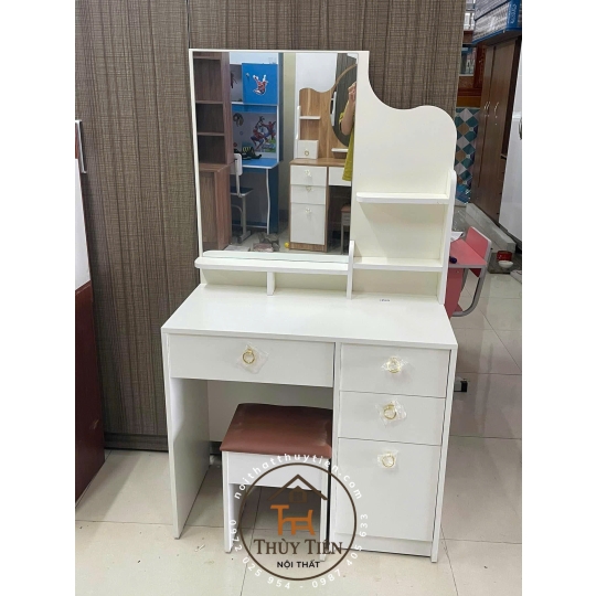 Bàn trang điểm MDF mẫu mới led và ko led
