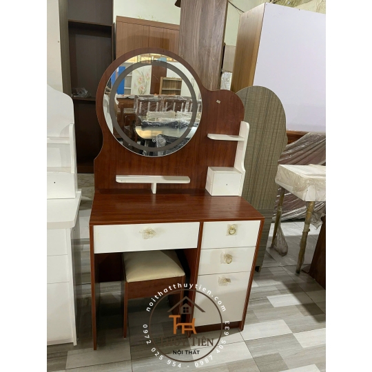 Bàn trang điểm MDF mẫu mới led và ko led