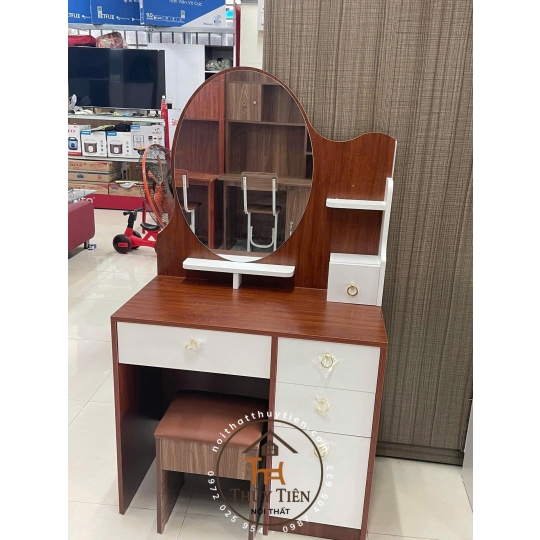 Bàn trang điểm MDF mẫu mới led và ko led