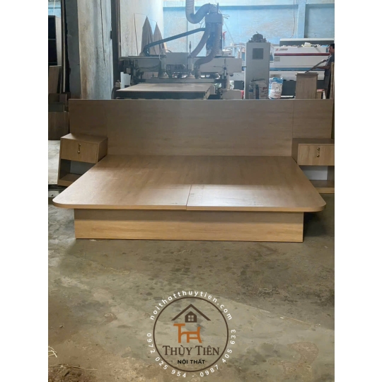 Giường ngủ gỗ mdf lõi xanh chống ẩm giá tận xưởng