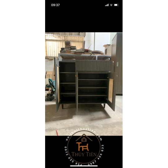 Tủ dép Mdf lõi xanh toàn bộ chống ẩm 