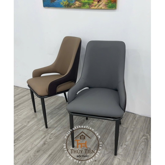 Ghế ăn Daisy nhập khẩu nguyên chiếc bọc da kiểu Ý