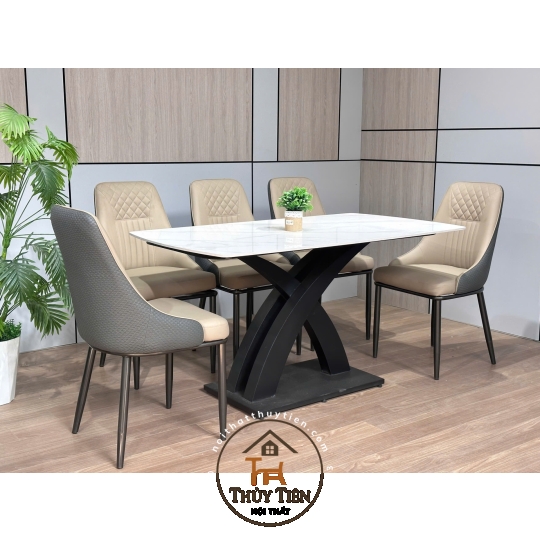 Bộ bàn ghế da chống mèo cào hàng vip 