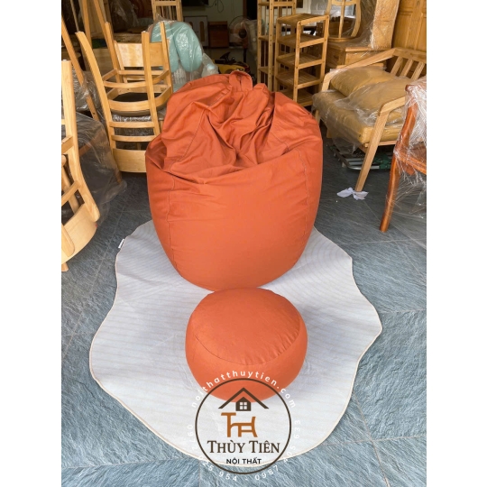 Ghế  sofa lười hạt xốp vỏ ghế chất liệu vải cao cấp nhiều màu sắc