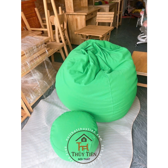 Ghế  sofa lười hạt xốp vỏ ghế chất liệu vải cao cấp nhiều màu sắc